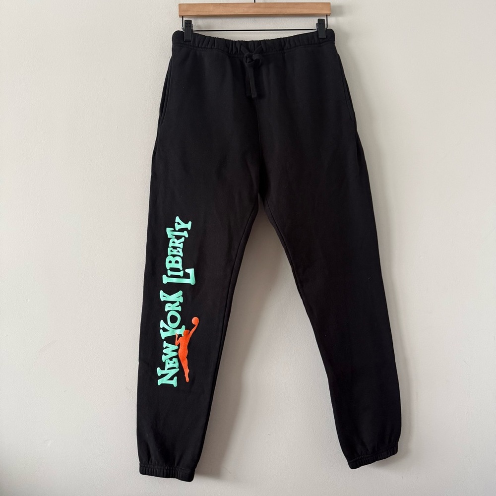 Playa Society WNBA New York Liberty Sweat Pants Womens Small Tapered‎ Drawstring